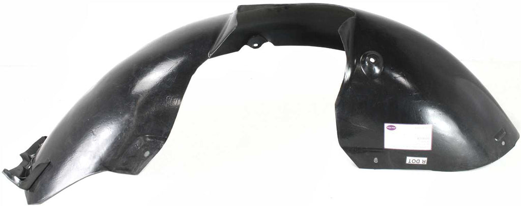 PASSAT 06-10 FRONT FENDER LINER LH, Rear Section, Plastic, Vacuum Form