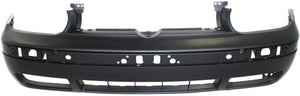 GOLF 99-06 FRONT BUMPER COVER, Primed, w/ Molding and Spoiler Holes, GL/GLS/GTI Model