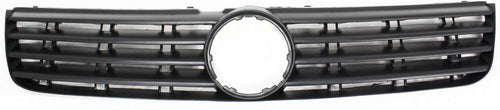 PASSAT 98-01 GRILLE, Textured Black Shell and Insert, Old Body Style