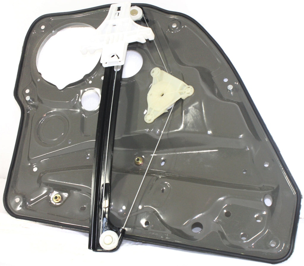 GOLF 99-10 REAR WINDOW REGULATOR RH, Power, w/o Motor, w/ Panel, 4-Door