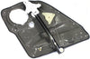 GOLF 99-10 REAR WINDOW REGULATOR RH, Power, w/o Motor, w/ Panel, 4-Door