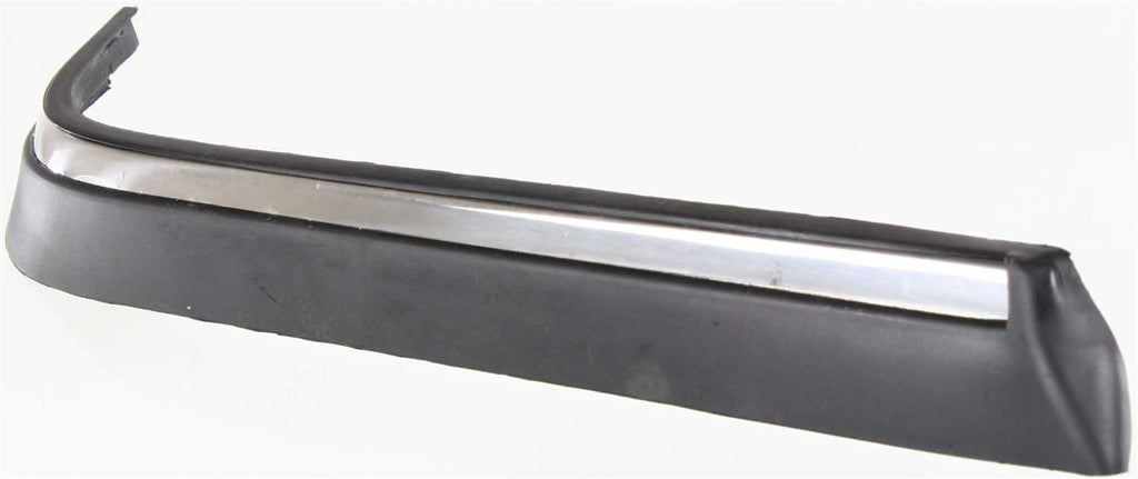 240 SERIES 86-93 REAR BUMPER MOLDING RH, Outer, Plastic, Chrome/Black, Sedan