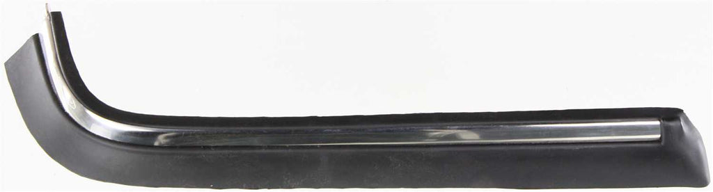 240 SERIES 86-93 REAR BUMPER MOLDING RH, Outer, Plastic, Chrome/Black, Sedan