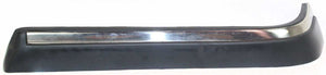 240 SERIES 86-93 REAR BUMPER MOLDING LH, Outer, Plastic, Chrome/Black, Sedan