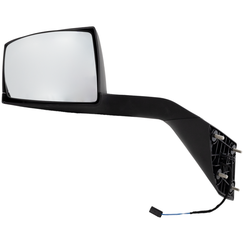 VOLVO VNL 04-14 HOOD MIRROR LH, Manual Adjust, Non-Folding, Heated, Paintable