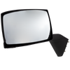 VOLVO VNL 04-14 HOOD MIRROR LH, Manual Adjust, Non-Folding, Non-Heated, Textured Black
