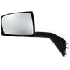 VOLVO VNL 04-14 HOOD MIRROR LH, Manual Adjust, Non-Folding, Non-Heated, Textured Black