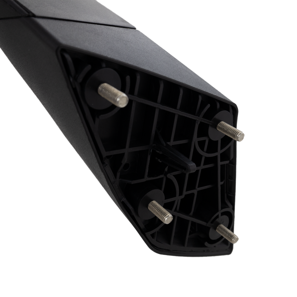 VOLVO VNL 04-14 HOOD MIRROR LH, Manual Adjust, Non-Folding, Non-Heated, Textured Black