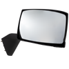 VOLVO VNL 04-14 HOOD MIRROR RH, Manual Adjust, Non-Folding, Non-Heated, Textured Black