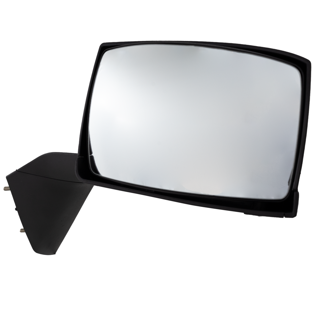 VOLVO VNL 04-14 HOOD MIRROR RH, Manual Adjust, Non-Folding, Non-Heated, Textured Black