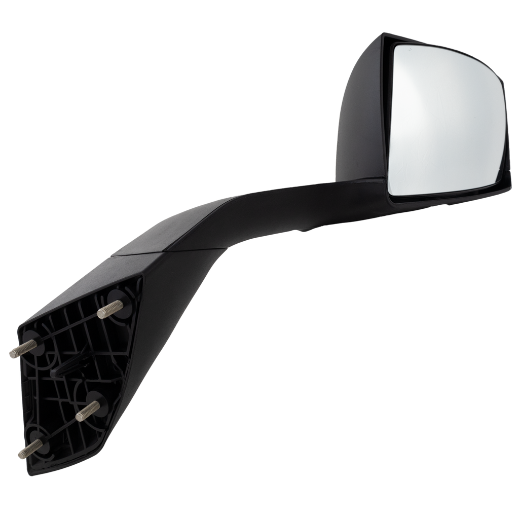 VOLVO VNL 04-14 HOOD MIRROR RH, Manual Adjust, Non-Folding, Non-Heated, Textured Black