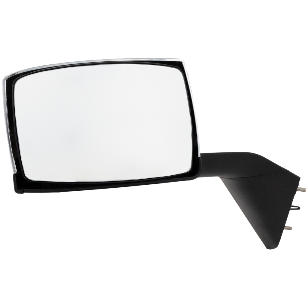 VOLVO VNL 04-14 HOOD MIRROR LH, Manual Adjust, Non-Folding, Non-Heated, Chrome