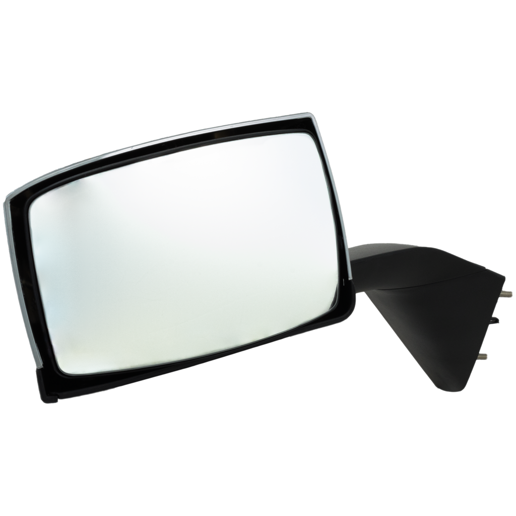VOLVO VNL 04-14 HOOD MIRROR LH, Manual Adjust, Non-Folding, Non-Heated, Chrome