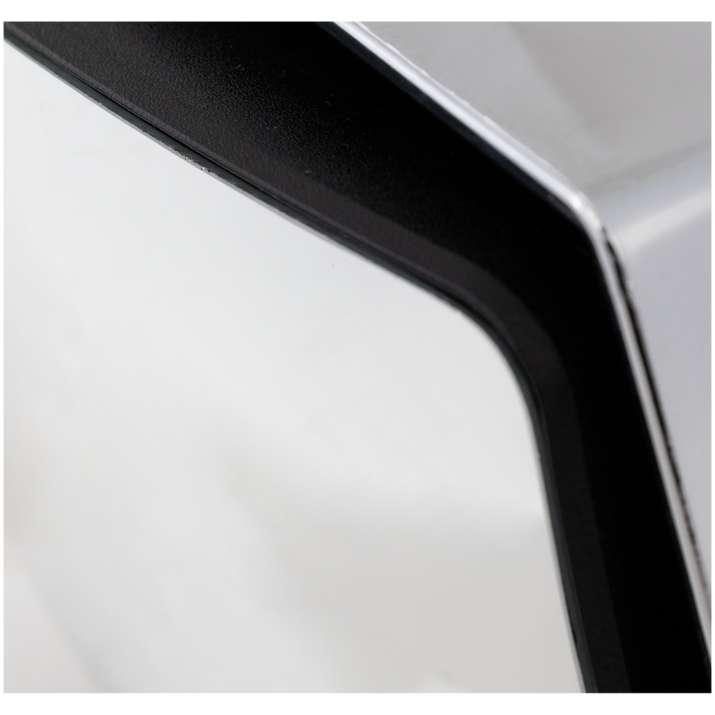 VOLVO VNL 04-14 HOOD MIRROR LH, Manual Adjust, Non-Folding, Non-Heated, Chrome
