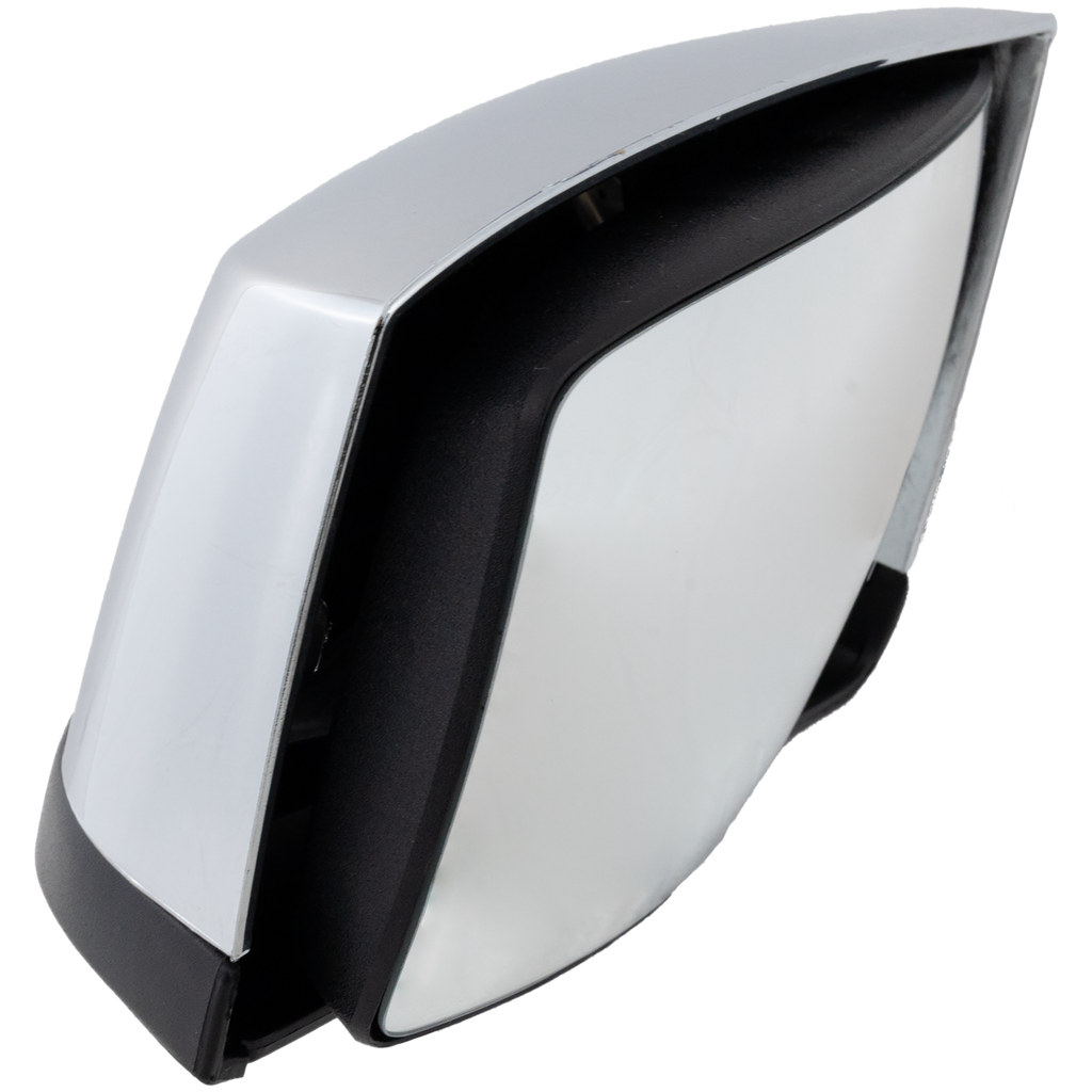 VOLVO VNL 04-14 HOOD MIRROR LH, Manual Adjust, Non-Folding, Non-Heated, Chrome