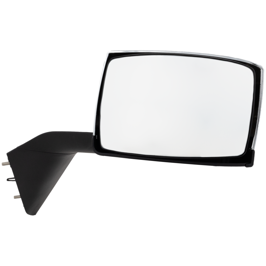 VOLVO VNL 04-14 HOOD MIRROR RH, Manual Adjust, Non-Folding, Non-Heated, Chrome