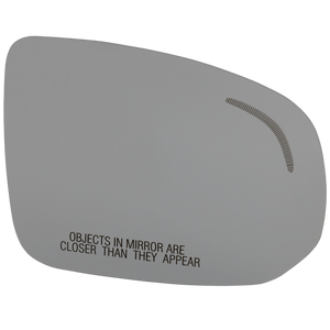 V90 CROSS COUNTRY 17-21/XC60 18-23 MIRROR GLASS RH, Heated, w/ BSD, w/o Auto-Dimming
