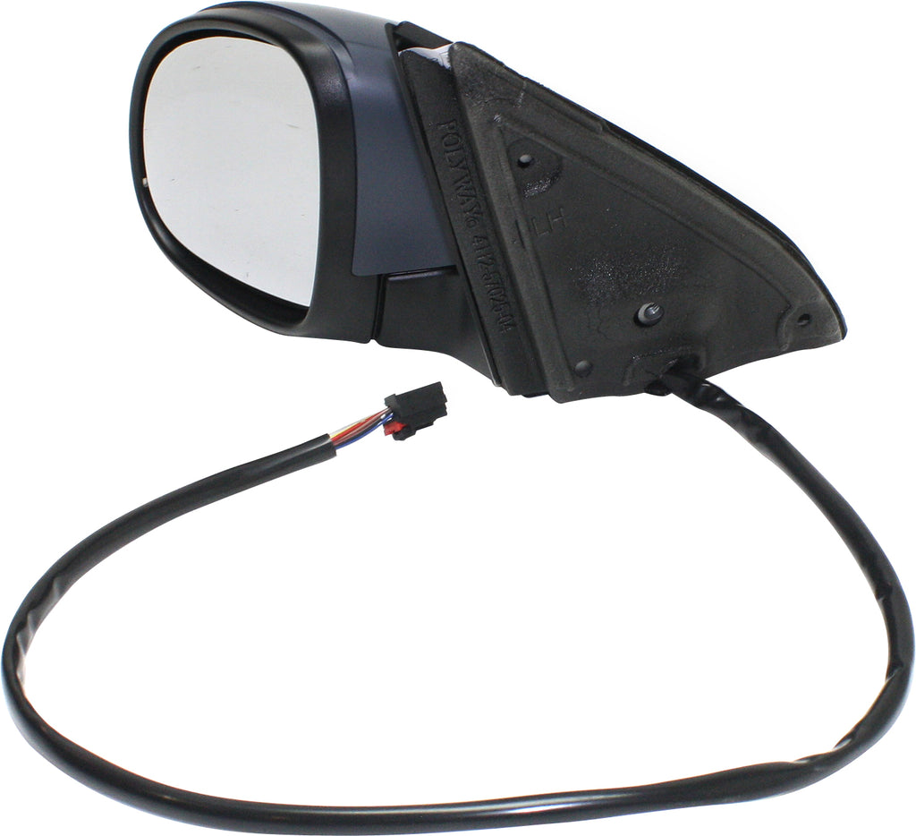 TIGUAN 09-17 MIRROR LH, Power, Power Folding, Heated, Paintable, w/ Memory, Puddle Light, and Signal Light, (SEL/R-Line Model)