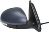 TIGUAN 09-17 MIRROR RH, Power, Power Folding, Heated, Paintable, w/ Memory, Puddle Light, and Signal Light, (SEL/R-Line Model)