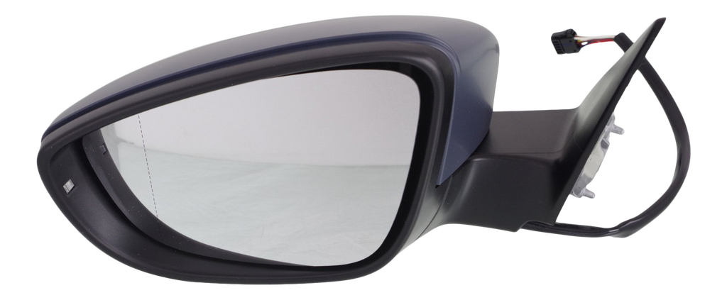 BEETLE 12-19 MIRROR LH, Power, Manual Folding, Heated, Paintable, w/ In-housing Signal Light, w/o Auto Dimming, BSD, and Memory