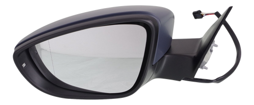 BEETLE 12-19 MIRROR LH, Power, Manual Folding, Heated, Paintable, w/ In-housing Signal Light, w/o Auto Dimming, BSD, and Memory