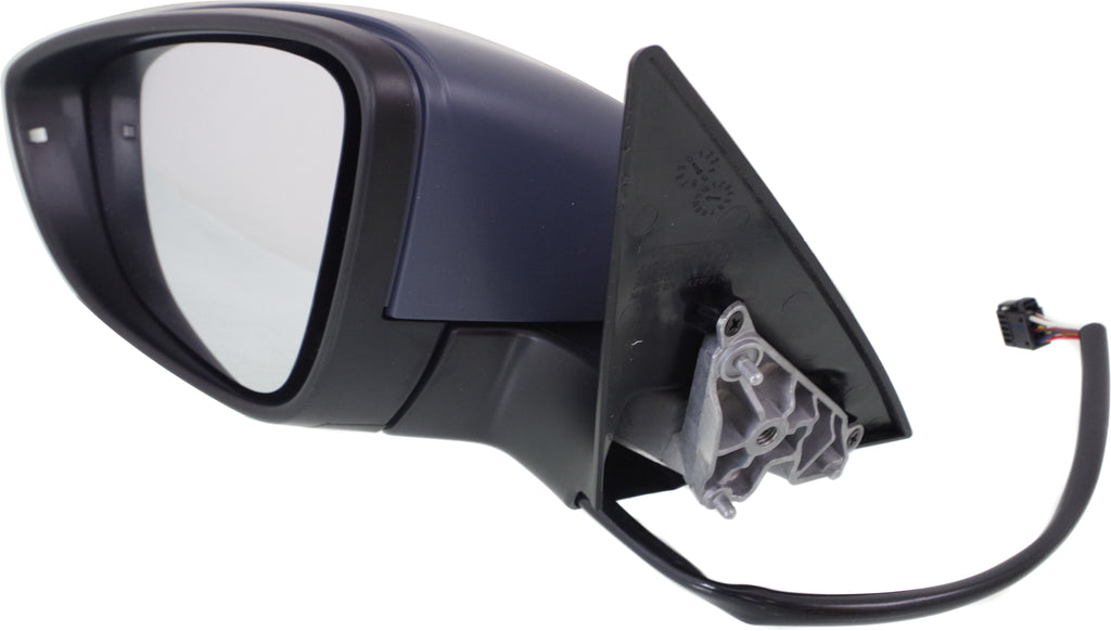 BEETLE 12-19 MIRROR LH, Power, Manual Folding, Heated, Paintable, w/ In-housing Signal Light, w/o Auto Dimming, BSD, and Memory