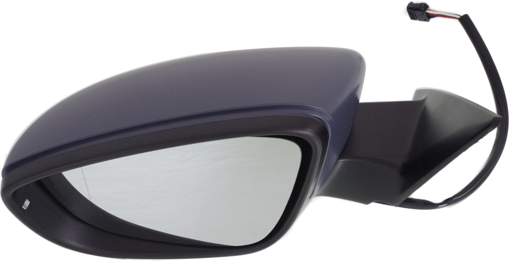BEETLE 12-19 MIRROR LH, Power, Manual Folding, Heated, Paintable, w/ In-housing Signal Light, w/o Auto Dimming, BSD, and Memory