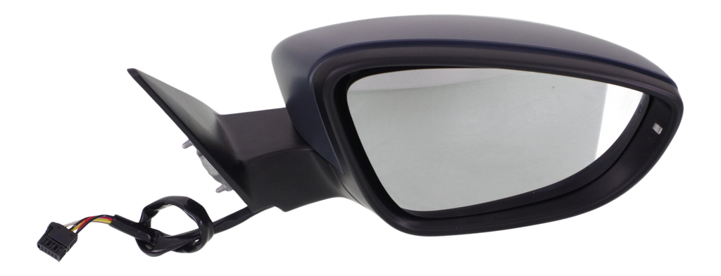 BEETLE 12-19 MIRROR RH, Power, Manual Folding, Heated, Paintable, w/ In-housing Signal Light, w/o Auto Dimming, BSD, and Memory