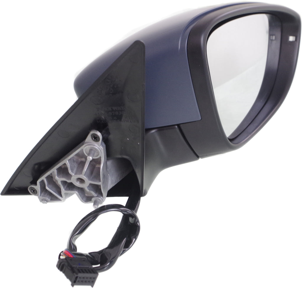 BEETLE 12-19 MIRROR RH, Power, Manual Folding, Heated, Paintable, w/ In-housing Signal Light, w/o Auto Dimming, BSD, and Memory