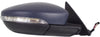 BEETLE 12-19 MIRROR RH, Power, Manual Folding, Heated, Paintable, w/ In-housing Signal Light, w/o Auto Dimming, BSD, and Memory