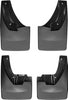 No Drill Mudflaps; Color: Black; 2009 - 2014 Dodge Ram Truck 1500; Fits models with flares