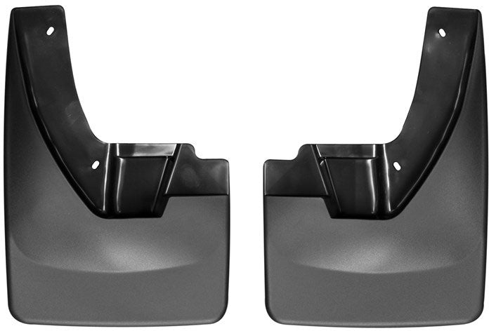 No Drill MudFlaps; Color: Black; 2009 - 2014 Dodge Ram Truck 1500; Fits models with flares