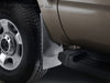 No Drill MudFlaps; Color: Black; 2009 - 2014 Dodge Ram Truck 1500; Fits models with flares