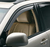 Front Side Window Deflectors; Color: Dark Smoke; 2005 - 2010 Jeep Grand Cherokee;