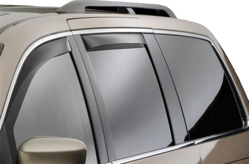 Rear Side Window Deflectors; Color: Dark Smoke; 2005 - 2007 Honda Odyssey;