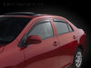 Rear Side Window Deflectors; Color: Dark Smoke; 2008 - 2009 Saturn Vue;