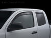 Front&Rear Side Window Deflectors; Color: Dark Smoke; 2000 - 2005 Cadillac DeVille;