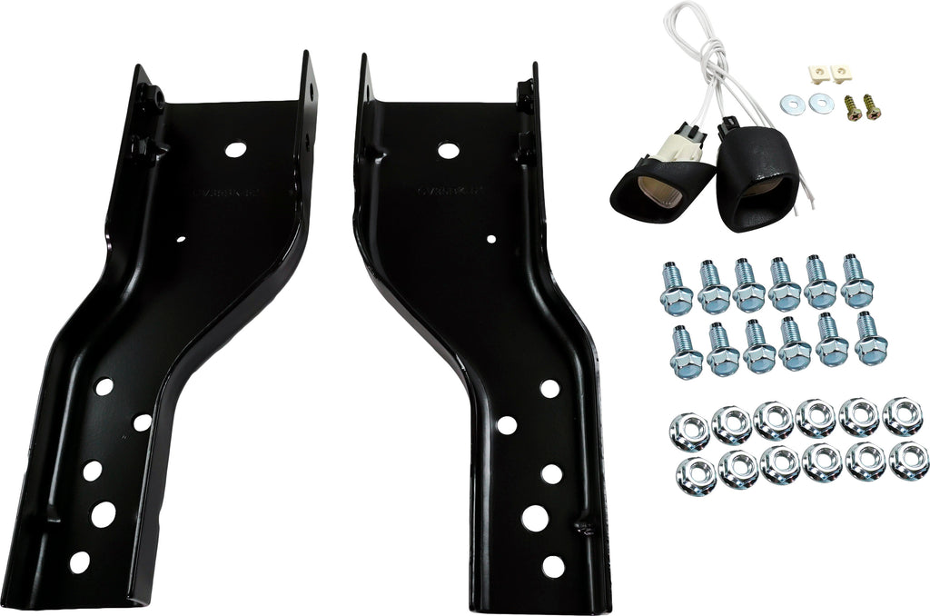 S10 PICKUP 98-04 STEP BUMPER, FACE BAR AND PAD, w/ Pad Provision, w/o Mounting Bracket, Chrome, Fleetside